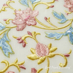 Vintage Floral Scroll Border and Corners Machine Embroidery Set - 4 sizes