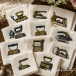 Irons Machine Embroidery Design Set - Evolution of Clothes Iron - 3 sizes
