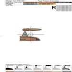 Irons Machine Embroidery Design Set - Evolution of Clothes Iron - 3 sizes