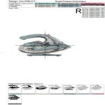 Irons Machine Embroidery Design Set - Evolution of Clothes Iron - 3 sizes