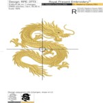 Imperial Chinese Dragon - 6 sizes
