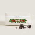 Winter border with berries and bow - 2 sizes