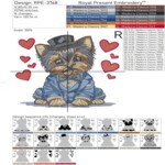 Yorkshire Terrier Boy Valentin - 5 sizes