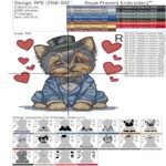 Yorkshire Terrier Boys Valentin Mega - 5 sizes