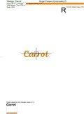 Carrot Machine Embroidery Design - 4 sizes