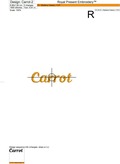 Carrot Machine Embroidery Design - 4 sizes