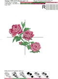 Garden Roses and Butterfly Machine Embroidery Designs Set - 3 in 1
