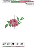 Garden Roses and Butterfly Machine Embroidery Designs Set - 3 in 1