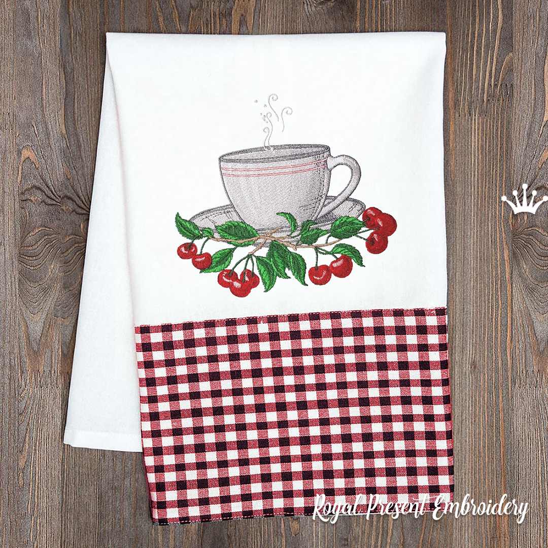 Tea Cup Machine Embroidery Design, Sketch Machine Embroidery Mug, Art  Embroidery Floral Tea Cup, Easy Stitch, Instant Download Design. 