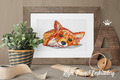 Long stitch Fox Head - 4 sizes