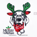 Christmas Labrador Retriever Head - 6 sizes