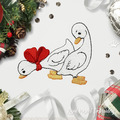 Cute Goslings Machine Embroidery Design - 4 sizes