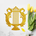 Lyra machine embroidery design - 3 sizes