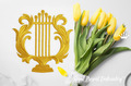 Lyra machine embroidery design - 3 sizes