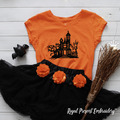 Halloween spooky manor mansion Machine Embroidery Design - 3 sizes