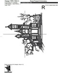 Halloween spooky manor mansion Machine Embroidery Design - 3 sizes