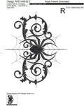 Spider on the Web Machine Embroidery Design - 3 sizes