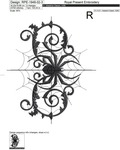 Spider on the Web Machine Embroidery Design - 3 sizes