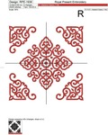 Chinese style pattern and corner Set - 3 sizes