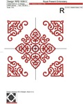 Chinese style pattern and corner Set - 3 sizes