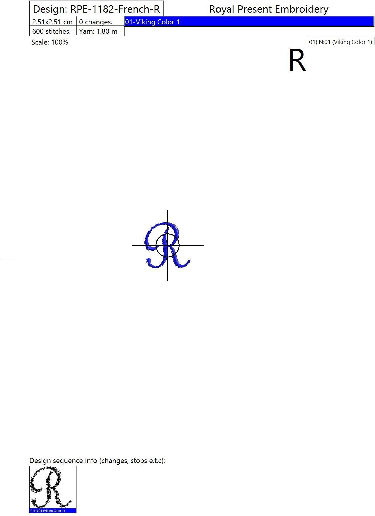 French Cursive Capital Letters