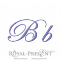 Machine Embroidery Design The Letter B | Royal Present Embroidery