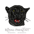 Black panther head Machine Embroidery Design - 2 sizes