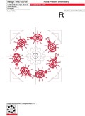 Machine Embroidery Design African ornament with bugs
