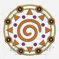 African ornament  Machine Embroidery Design