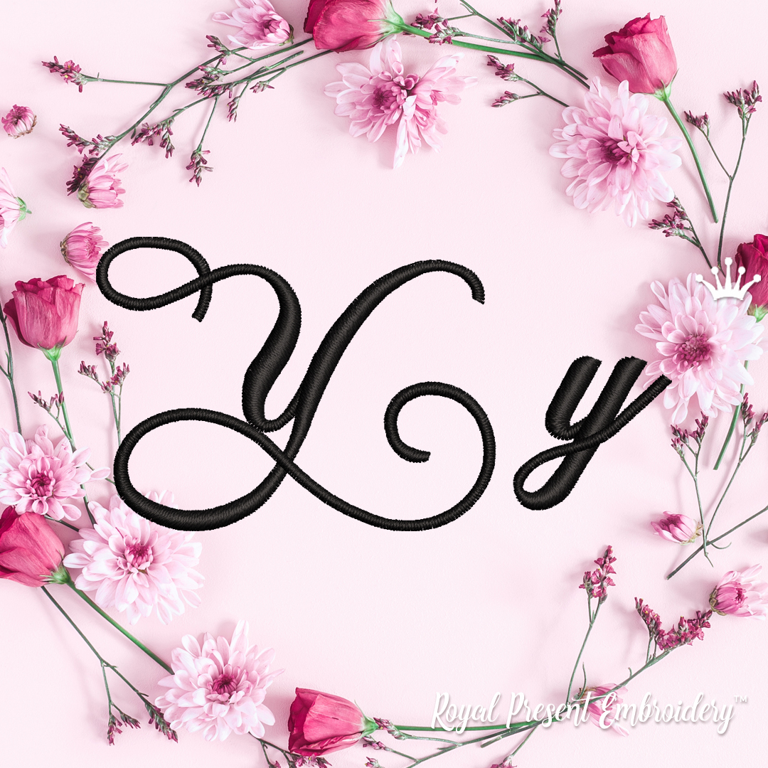 The Letter Y Machine Embroidery Designs 