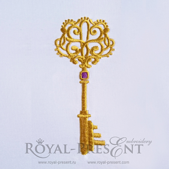Antique Keys, Symbol Digitized Embroidery Design