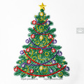 Christmas Tree Instant Download Machine embroidery design - 7 sizes