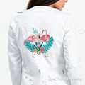 Flamingo Machine Embroidery Design - 4 sizes